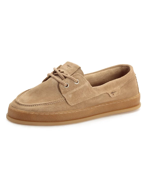 Tamaris Women Moccasin flat Leather beige 6.5 UK