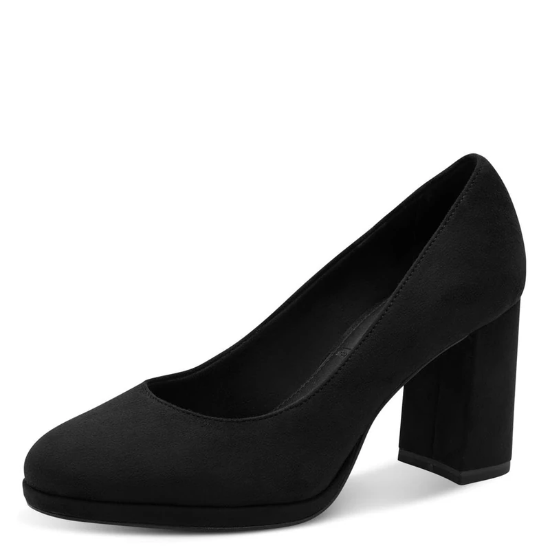 Tamaris Women's pumps with block heel black 4 UK - Image 1