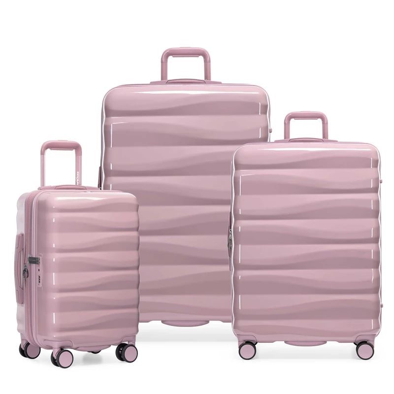 Traveler's Choice Edinburgh Ii Hardside Spinner Luggage with TSA Lock, Pink, 29" Large, Traveler's Choice Edinburgh Ii Hardside Spinner Luggage with TSA Lock