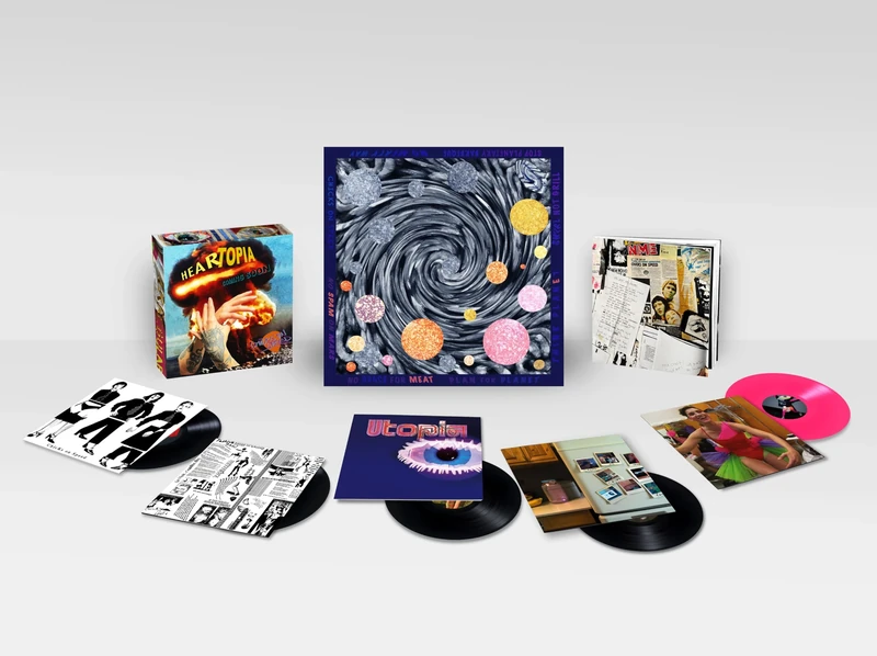 Chicks on Speed HEARTopia 5LP Vinyl Box Set - Black and Pink - Image 1