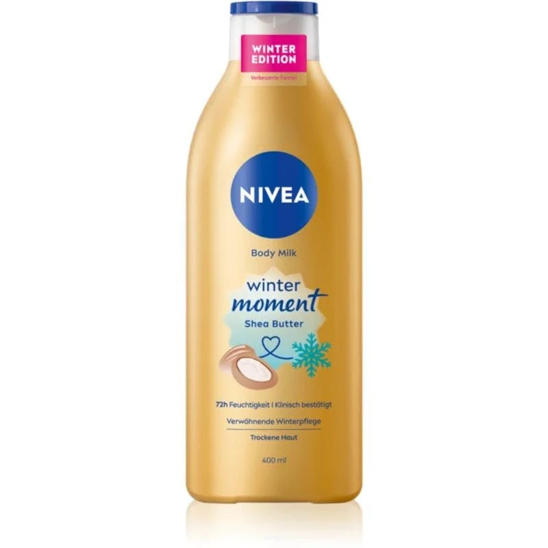 Nivea Body Milk with Shea Butter Winter Moment 400 ml Pack of 6