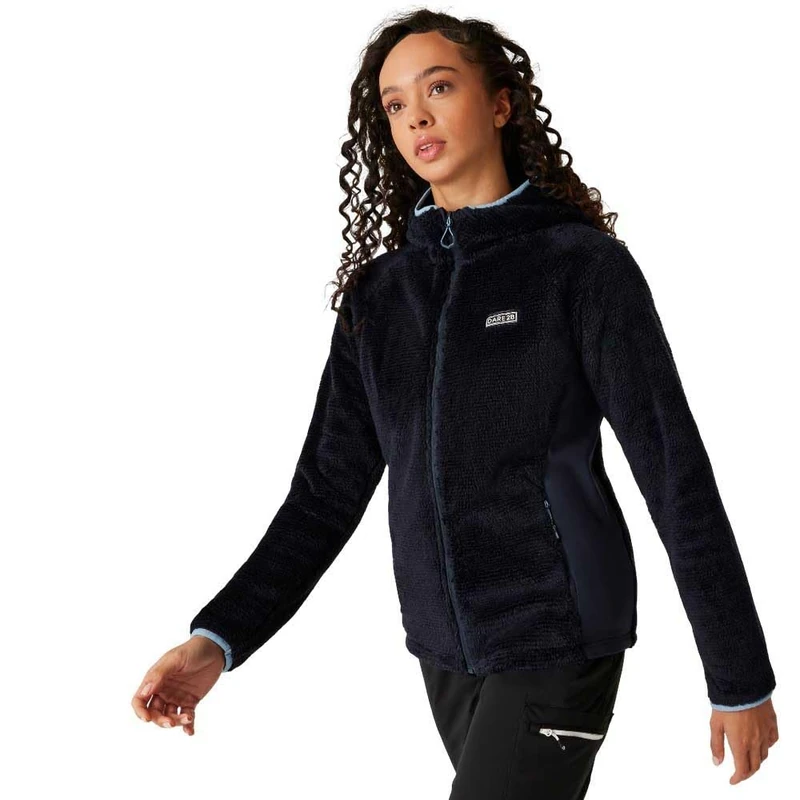 Dare2b Women's Torrek Mountain Pro Hiking Midlayer, Fluffy Stretch Walking Fleece