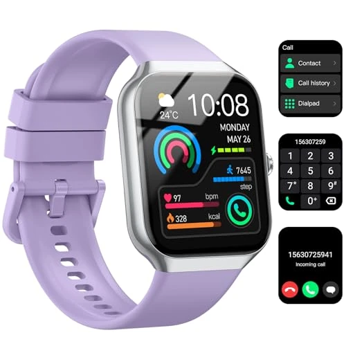 Jugeman Smart Watch, Fitness Coach, Sleep and Health Monitor, GPS, Bluetooth Calls