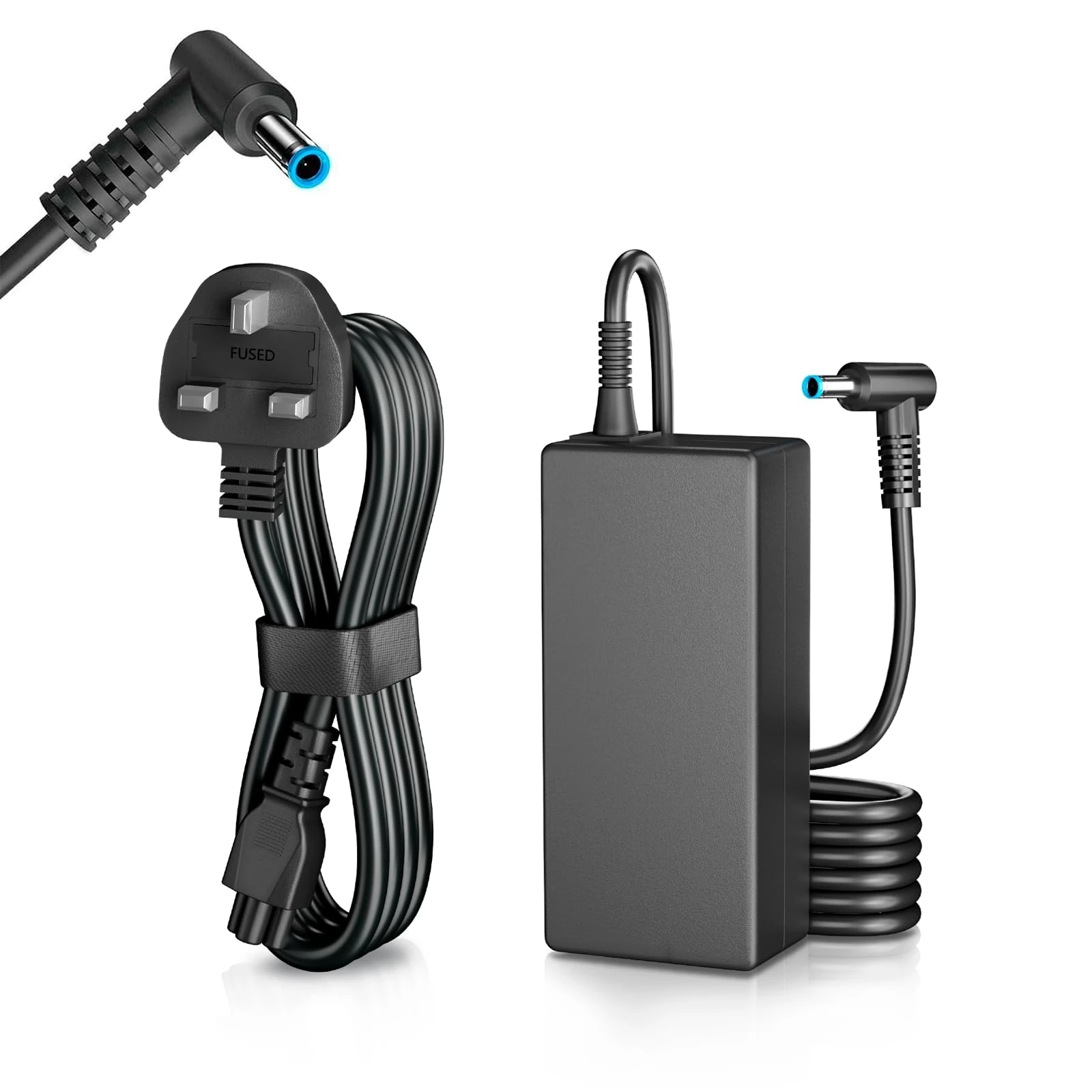 Charger for HP Laptop 45W 19.5V 2.31A Power Supply for HP Pavilion x360 11 13 14 15 17 Elitebook ProBook Zbook Envy Smart Notebook Replacement AC Adapter 4.5mm x 3mm