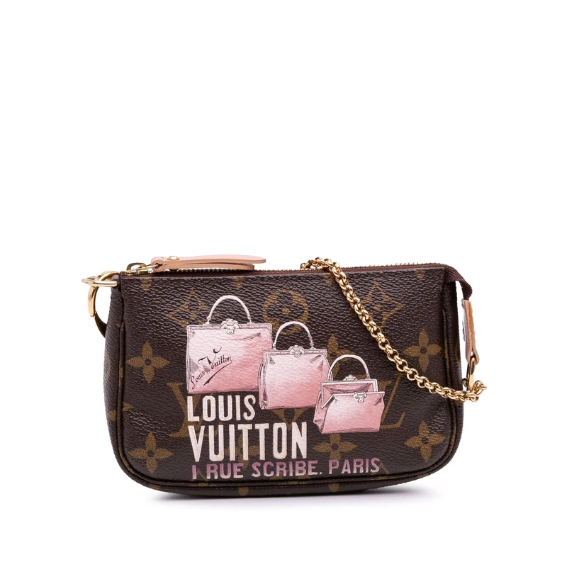 Louis Vuitton Pre-Loved Monogram Affiche Mini Pochette Accessoires