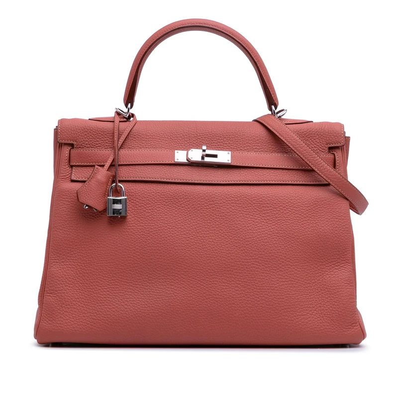 Hermès Pre-Loved Togo Kelly II Retourne 35 Handbag