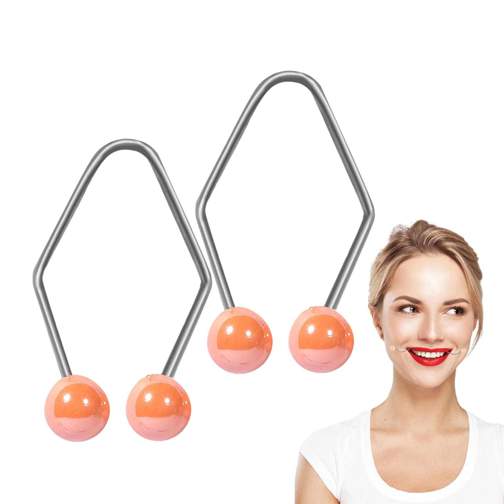 Cheek Exerciser,Portable Cheek Exercises for a Natural and Safe Smile - Smile Correctors for Women and Men for Sleeping, Working, Writing, Reading, Studying