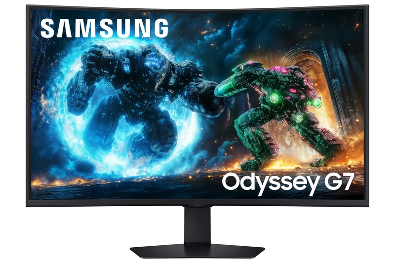 Samsung Odyssey G7 LS37FG756EUXXU 37inches Curved 4K UHD Gaming Monitor - 165Hz, 1ms, 3840x2160 UltraHD, 1000R, HDMI 2.1, Displayport, USB, Height Adjust