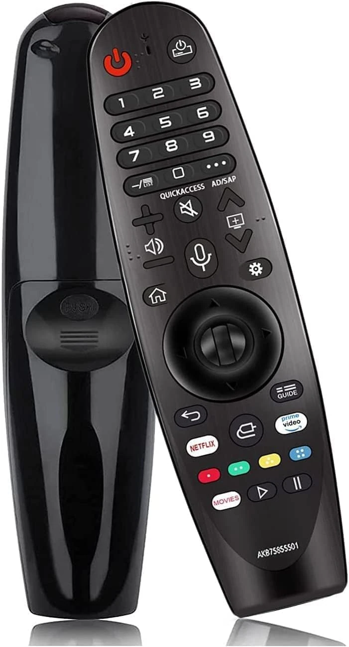Universal Voice Remote Control for LG Smart TV, Replacement L-G Magic Remote Control Compatible with All LG TV Models with Voice and Pointer Function