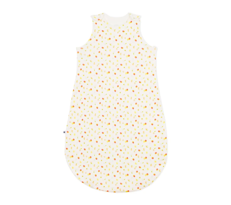 Baby Sleeping Bag Printed Cotton Small Fruits 0.5 TOG