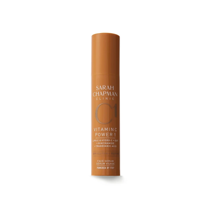 Sarah Chapman C1 Vitamin C Power 1 Serum 30ml – Brightening Face Serum with Dual Vitamin C, EGT Amino Acid, Niacinamide & Tranexamic Acid | Dark Spot, Pigmentation & Dull Skin Corrector