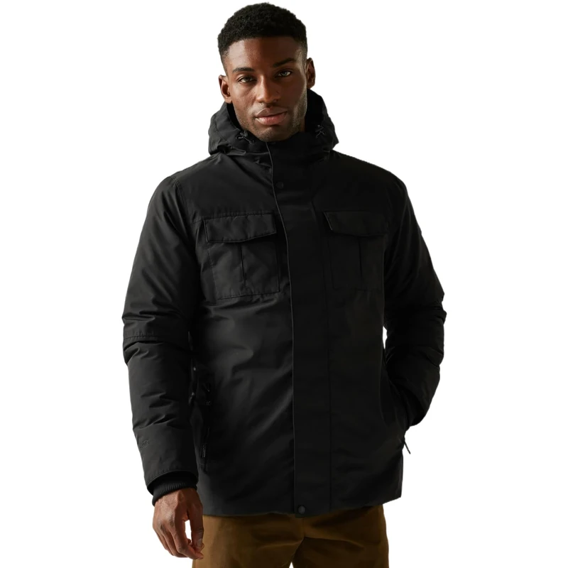 Regatta Mens Eamont Waterproof Jacket Insulated Parka Warm Outdoor Winter Coat