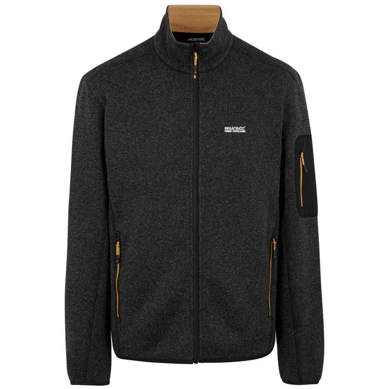 Regatta Mens Newhill Full Zip Fleece Stretch Warm Outdoor Winter Layer Top