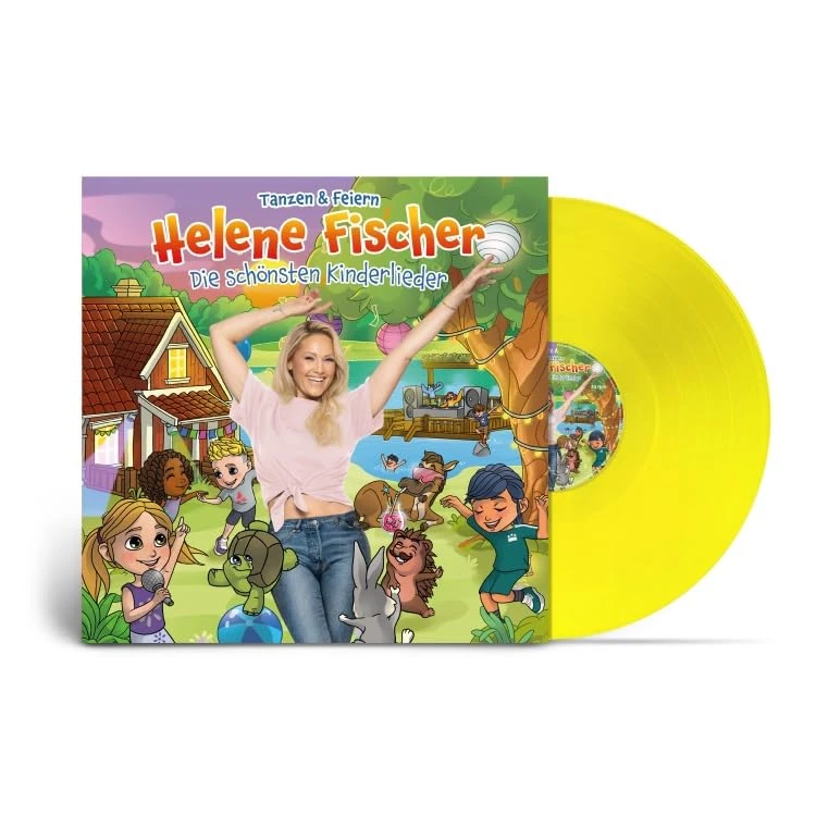 Die Schönsten Kinderlieder: Tanzen & Feiern (Neon Gelb Lp) [VINYL]