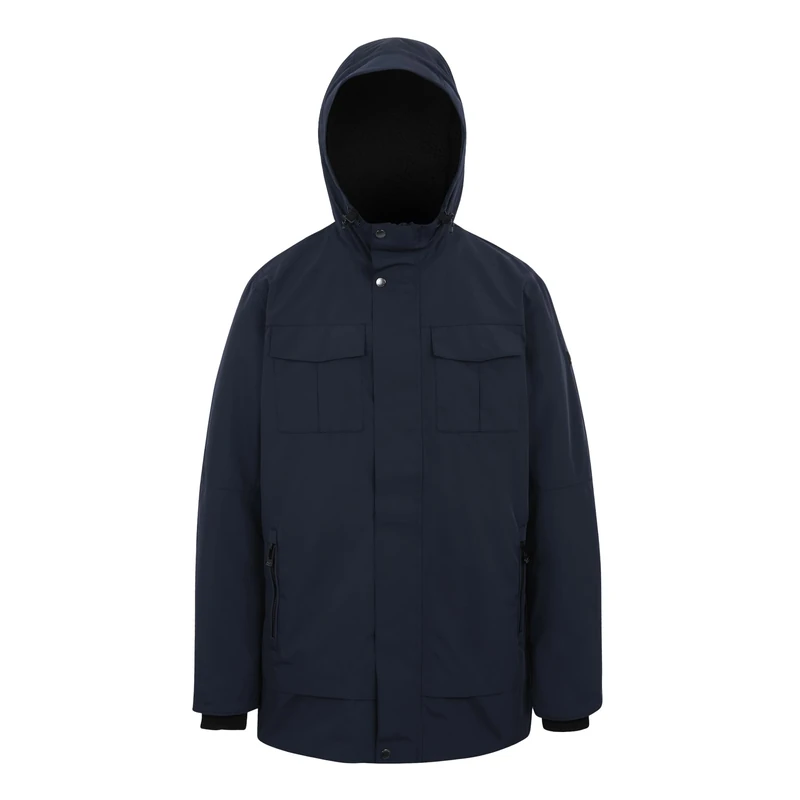 Regatta Mens Eamont Waterproof Jacket Insulated Parka Warm Outdoor Winter Coat - Image 1