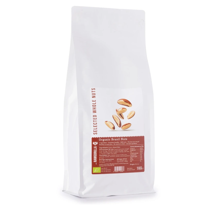Organic Brazil Nuts - RAWGORILLA - 1kg