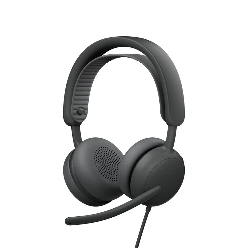 Logitech Zone Wireless 2 ES for Business - Noise-Cancelling Wireless Headset with Adaptive Hybrid ANC, Native Bluetooth, Microsoft Teams Certified - Graphite