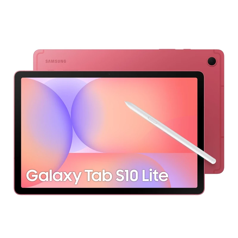 Samsung Galaxy Tab S10 Lite, AI Tablet, 6GB Memory, 256GB Storage, 10.9" 90Hz display, S Pen Included, Long Battery Life, Red, 3 Year Extended Warranty (UK Version)
