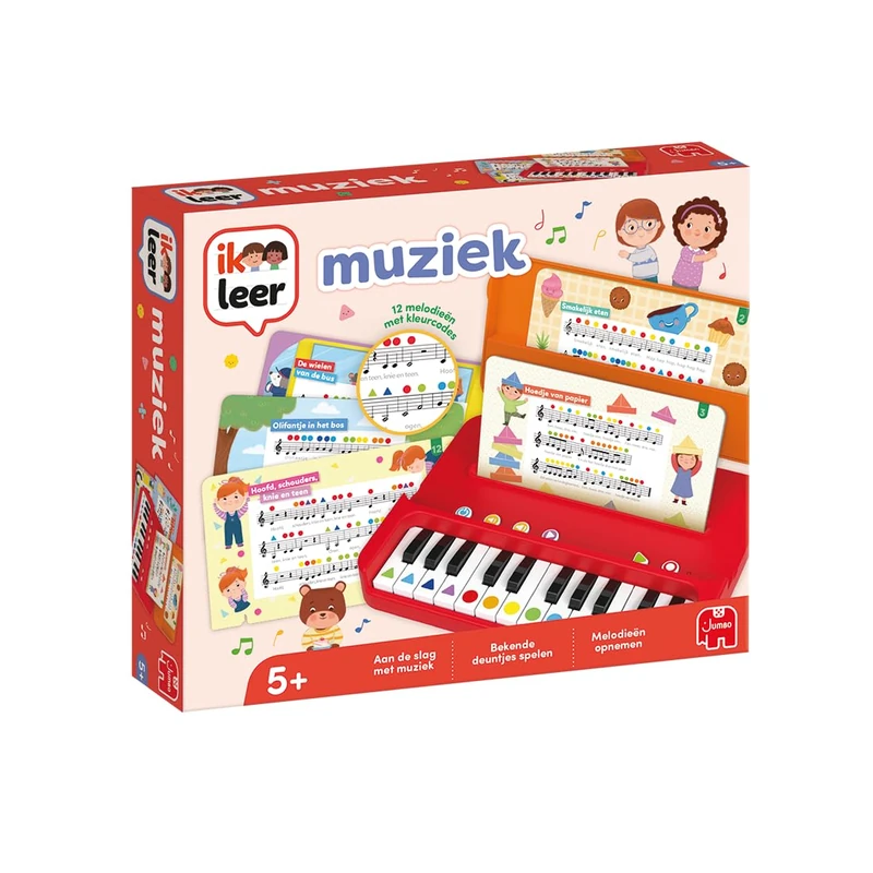 Ik Leer, Music, Learning to make music, From 5 years old, playing the piano, Educational toys
