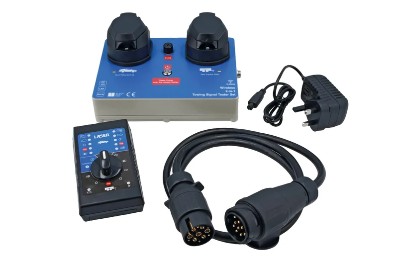 Laser 9180 Wireless 12V Caravan Towing Circuit 2-In-1 Tester Set