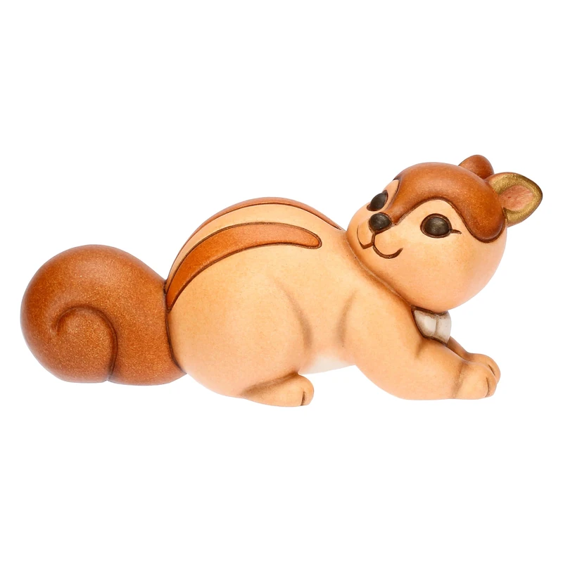 THUN - Squirrel Diva - Small - Ceramic - Plumè Collection - 11 x 4.8 x 4.8 cm