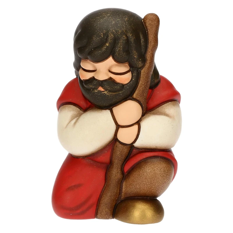 THUN - Pellegrino - Ceramic - Classic Nativity Collection - 5.5 x 4.8 x 8 cm