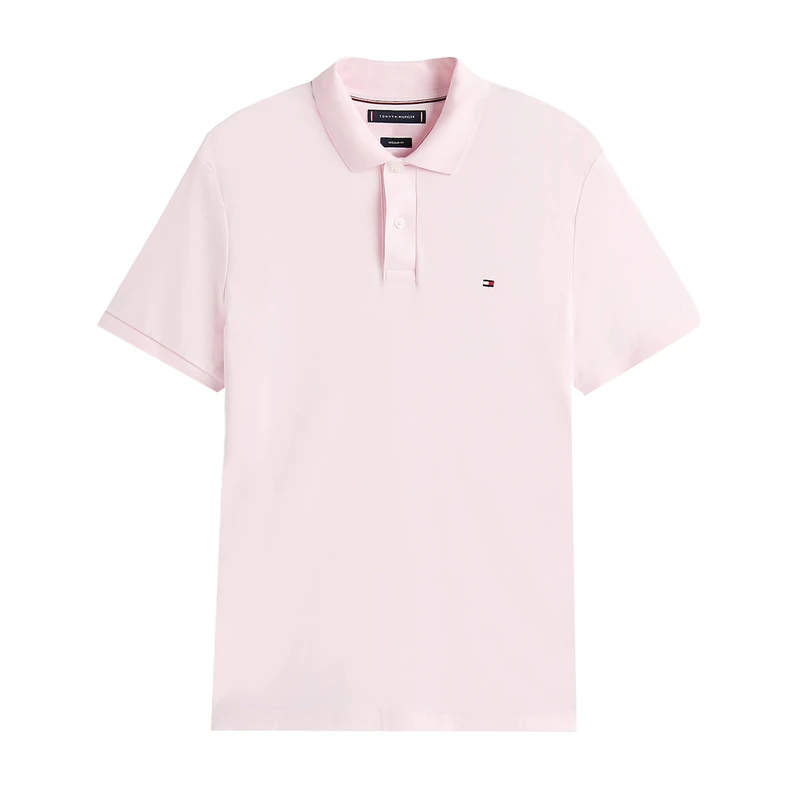 Tommy Hilfiger Men's Liquid Cotton Reg Seasonal Polo Mw0Mw39994 S/S Polo, Pink (Pink Lily), XL
