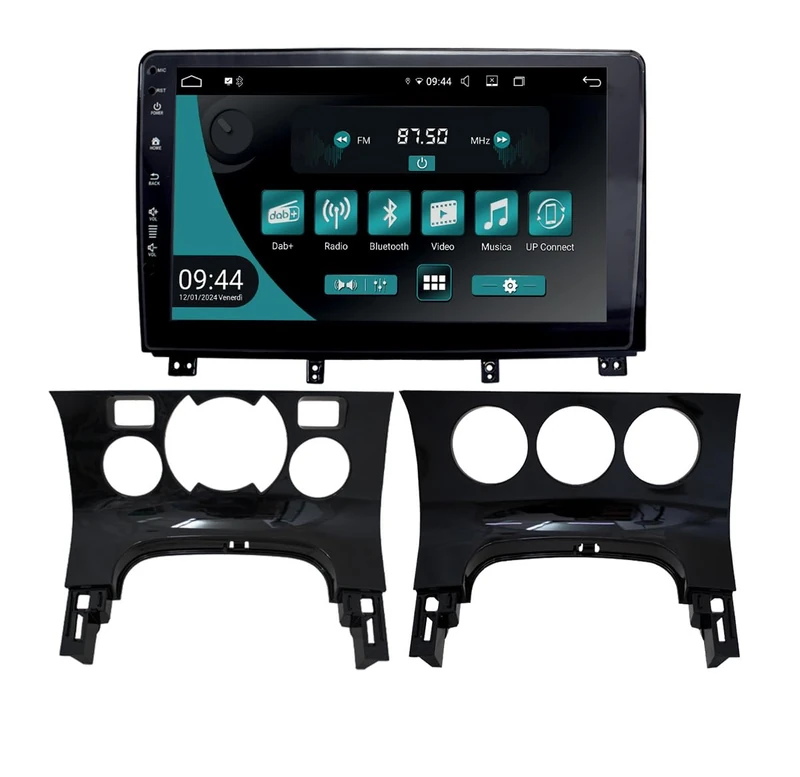 JF-039P8-UP Android Car Radio Compatible with Peugeot 3008 1ª - 5008 1ª 2009-2016 | CarPlay and Android Auto | GPS | DAB+ | 9 Inch HD | Made in Italy - Image 1
