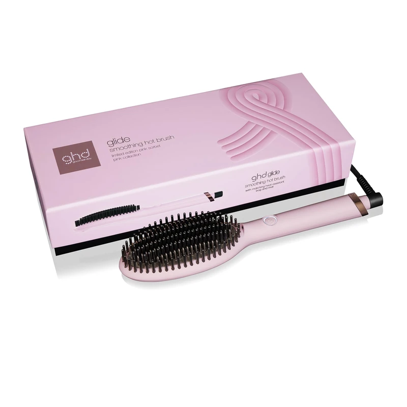 ghd Glide - Charity Limited Edition Hot Brush in Pink Sorbet