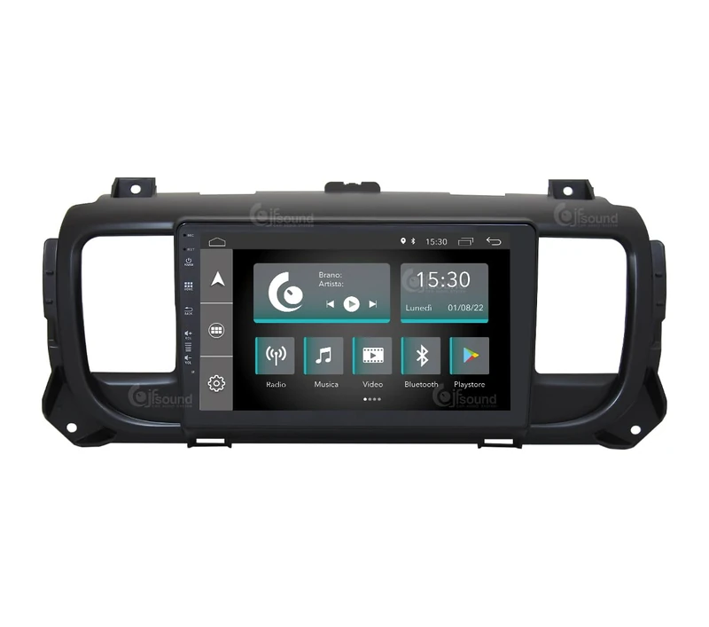 JF-239CC-UP Android Car Radio Compatible with Chevrolet Chevrolet Cruze Silver/Black 2013-2015 | CarPlay and Android Auto | GPS | DAB+ | 9 Inch HD | Made in Italy