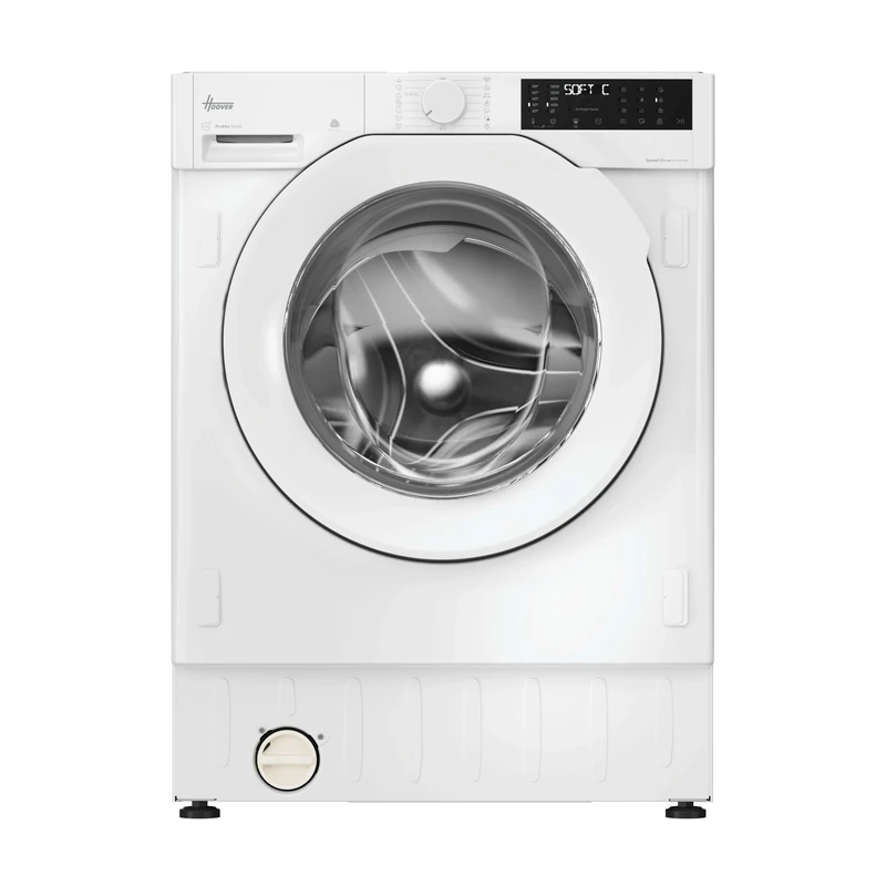 Hoover H-Wash and Dry 400 Integrated Washer Dryer, 9 Kg Wash plus 6 Kg Dry, Combined Cycle Class D, 1600 RPM, hOn App Connectivity, Steam Care Pro Cycle, White, 60x53x82 cm - BH4S696M6D9-80