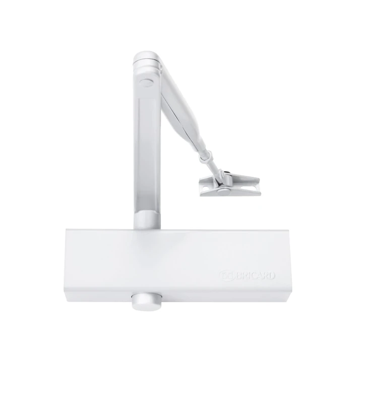 Bricard 6201101 Door Closer Technology Rack Sprocket, Force 2 to 4 (Up to 80 kg), Standard Arm, CE, White