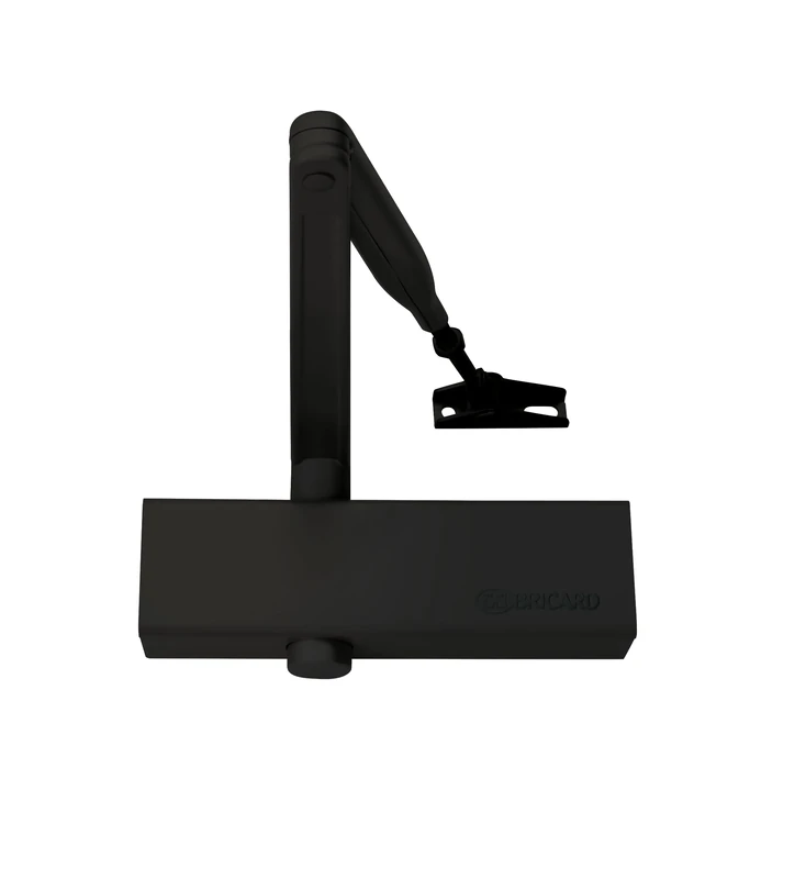 Bricard 6201103 Door Closer Technology Rack Sprocket, Force 2 to 4 (Up to 80 kg), Standard Arm, CE, Black