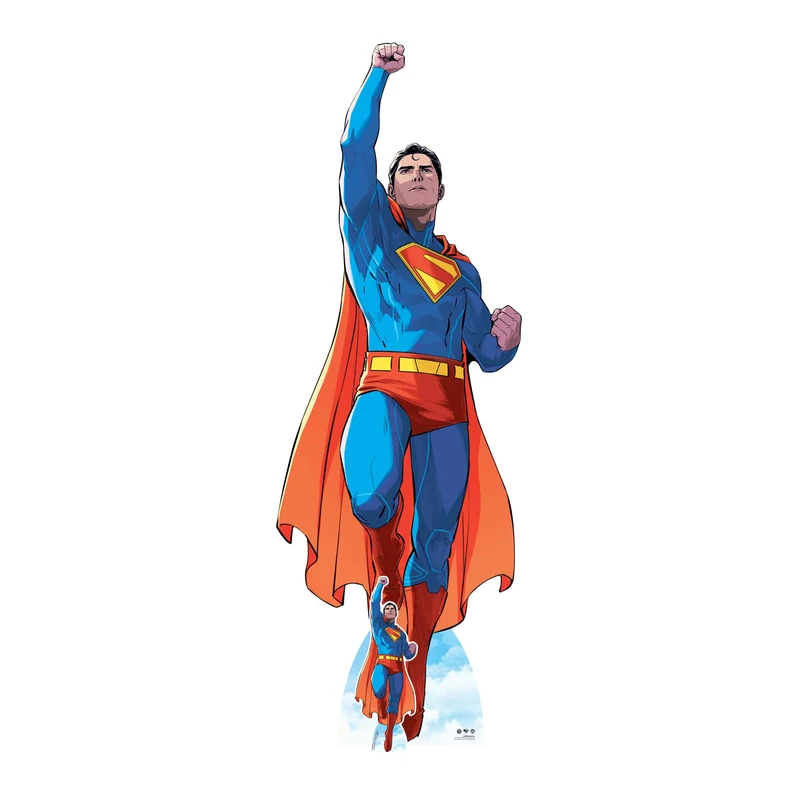 Star Cutouts SC4842 Superman Takes Flight Comic Style Cardboard Cut Out Height 228cm