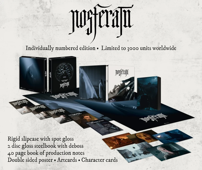 Nosferatu Ultimate Collector’s Edition [4K Ultra HD & Blu-Ray] Limited Edition Steelbook [Region B]