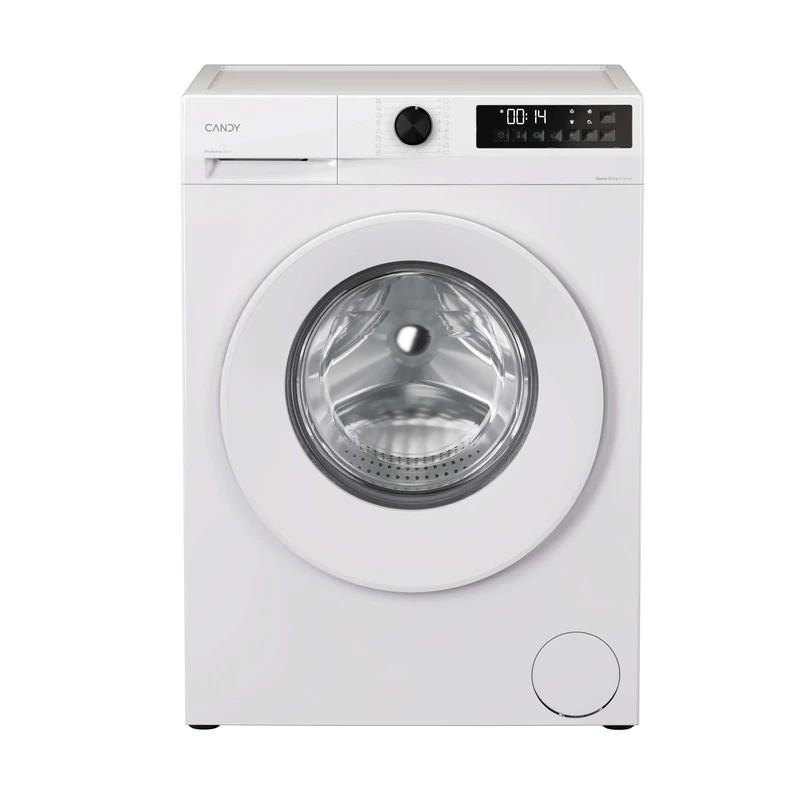 CANDY Quick Pro Washing Machine, 8kg Wash 1400 RPM, A-20 Energy Class, 16 Programmes, Pro Active Wash, BuiltTo Last, White-White, 50x60x85 cm - GD 48S6-80