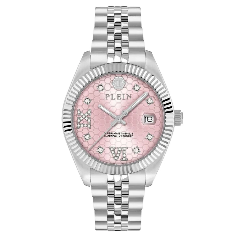 Philipp Plein Women's Analogue Quartz Watch Date Superlative