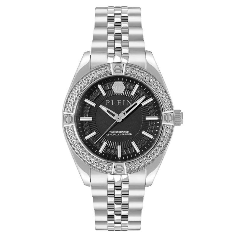 Philipp Plein Men's Analogue Quartz Watch Plein Icon Chain
