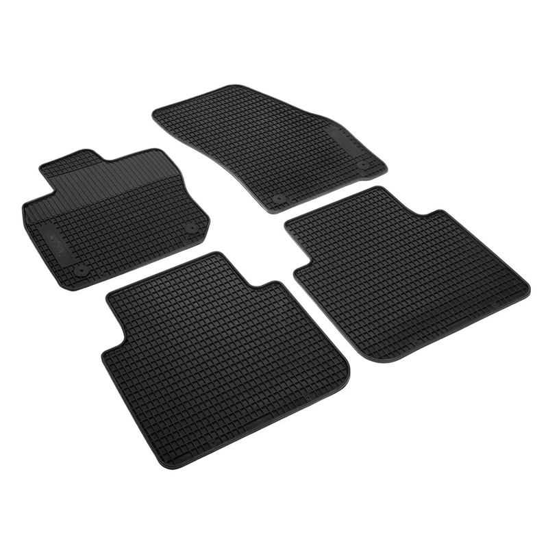 Volkswagen Rubber Car Mats Black, Set of 4 Pieces (2 Front, 2 Rear), Original, Suitable for VW Tayron from 2025