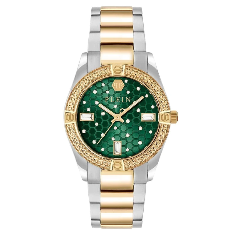 Philipp Plein Women's Analogue Quarz Watch with Stainless Steel Strap PW1FA0325