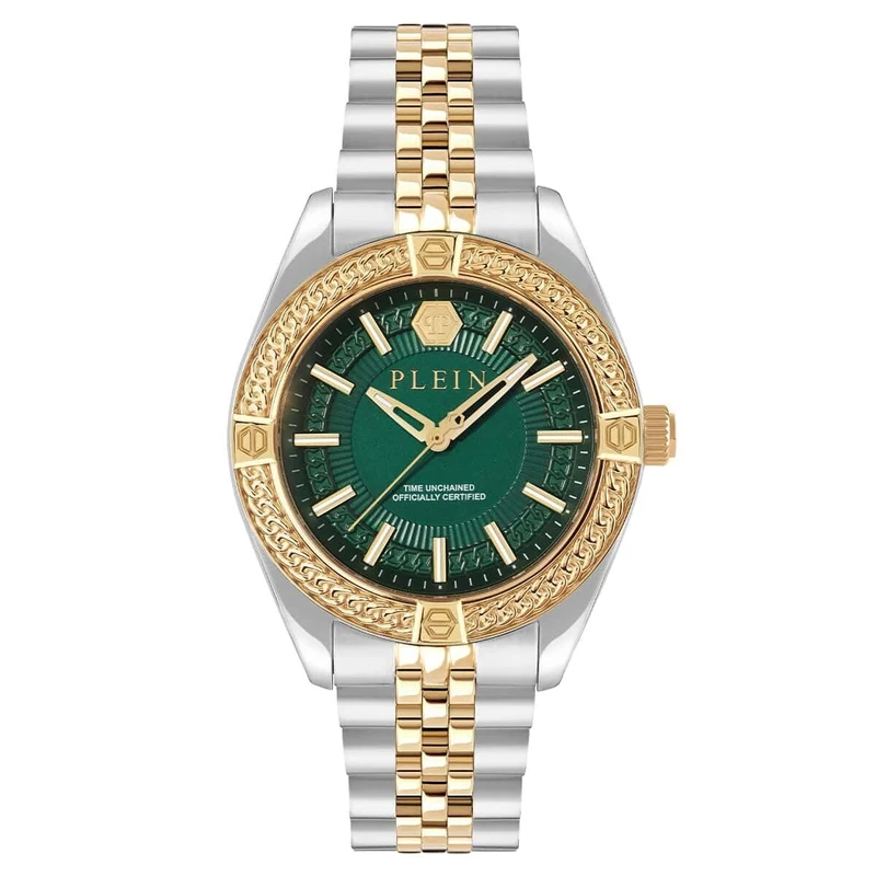 Philipp Plein Men's Analogue Quartz Watch Plein Icon Chain