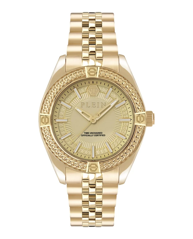 Philipp Plein Men's Analogue Quartz Watch Plein Icon Chain - Image 1