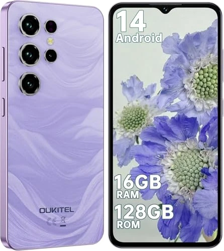 OUKITEL C2 Mobile Phones - Smartphone 2025,5000mAh Battery, 16GB+64GB 1TB TF, 6.52" HD+ Display, 4G Dual SIM Free Unlocked Phones