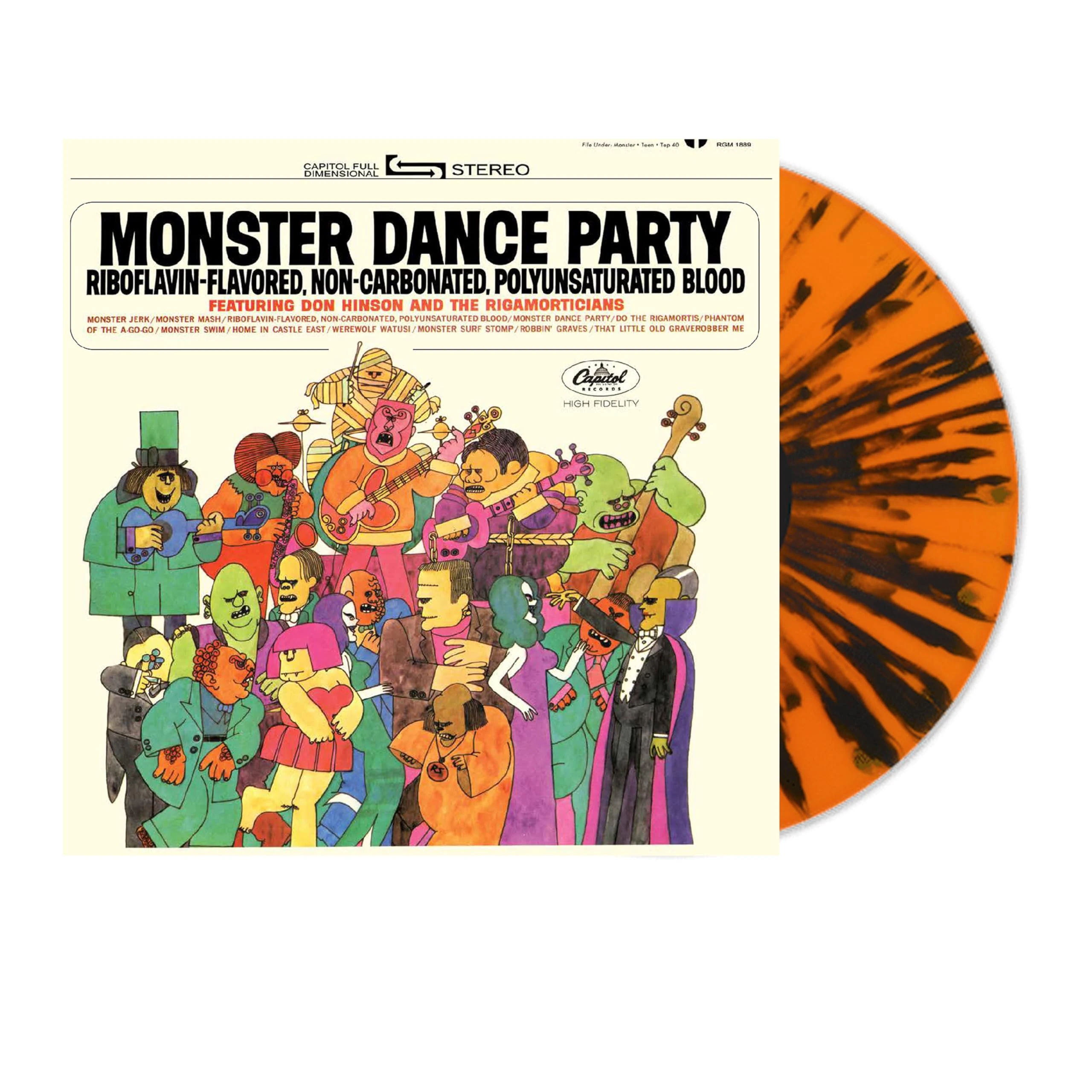 Monster Dance Party (Orange/Black Pumpkin Splatter Vinyl) [VINYL]