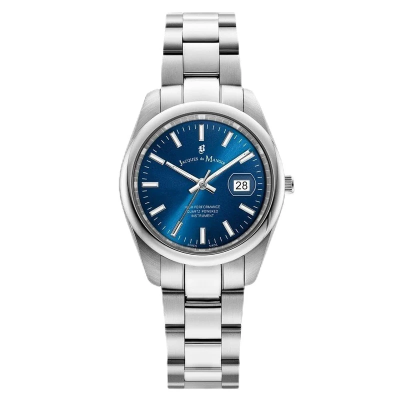 B JACQUES DU MANOIR Allure Silver Bracelet Women's Watch