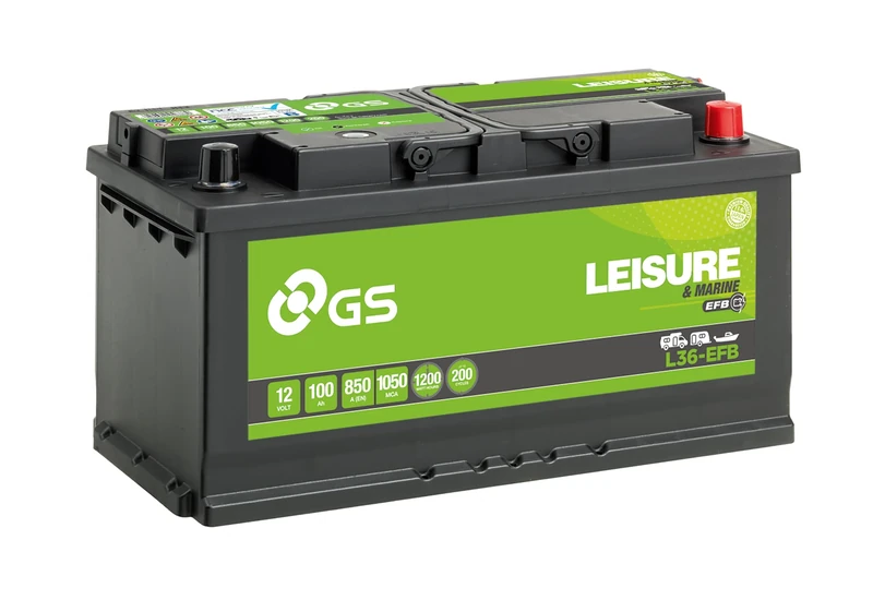 GS L36-EFB 12V 100Ah 850 CCA Leisure, Caravan & Motor Home Battery