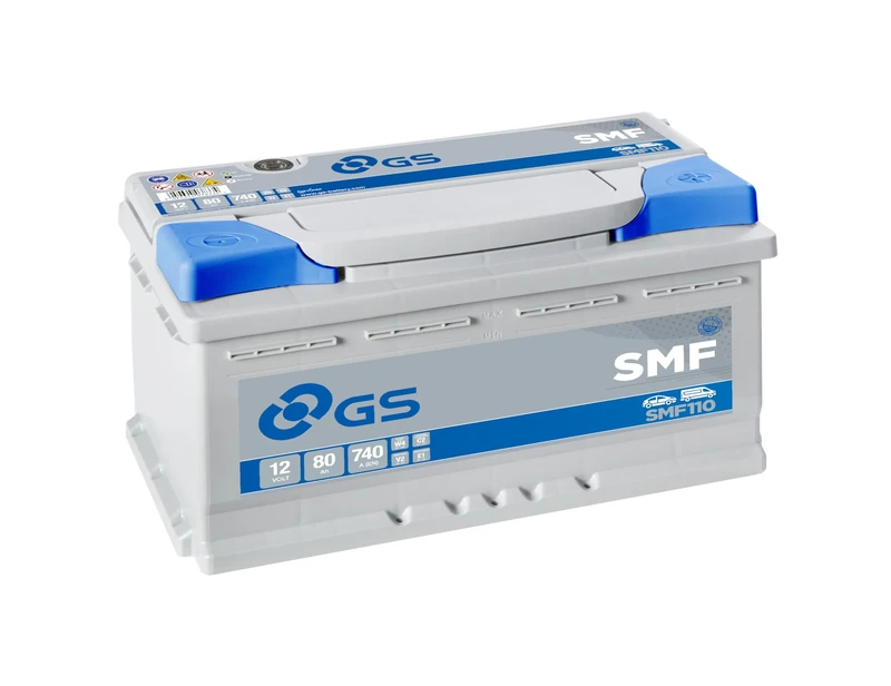 GS SMF110 12V 80Ah 740 CCA Maintenance Free Car, Truck & Van Battery