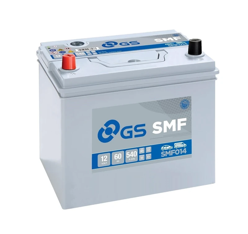 GS SMF014 12V 60Ah 540 CCA Maintenance Free Car, Truck & Van Battery
