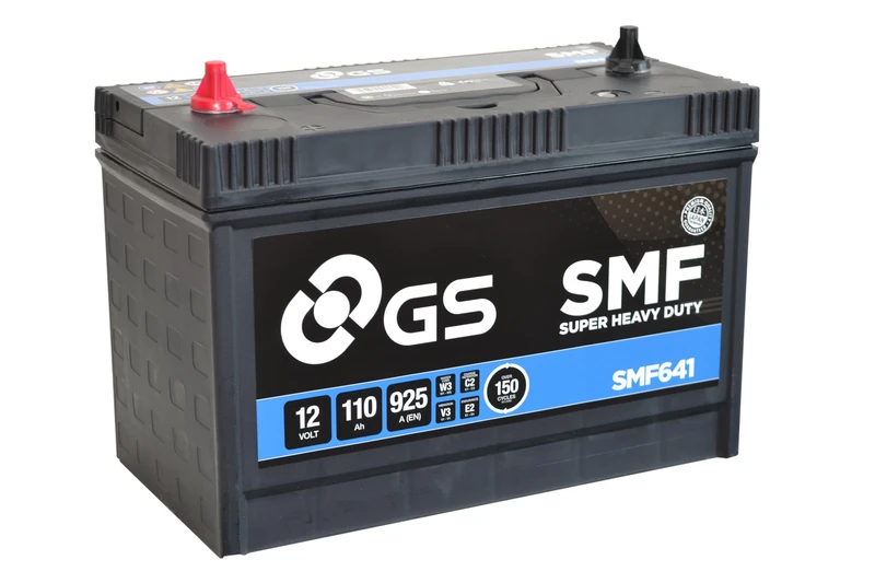 GS SMF641 12V 110Ah 925 CCA Maintenance Free Super Heavy Duty Truck, Bus & RV Battery