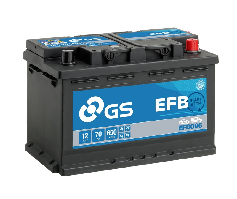 GS EFB096 12V 75Ah 700 CCA EFB Start Stop Car, Truck & Van Battery